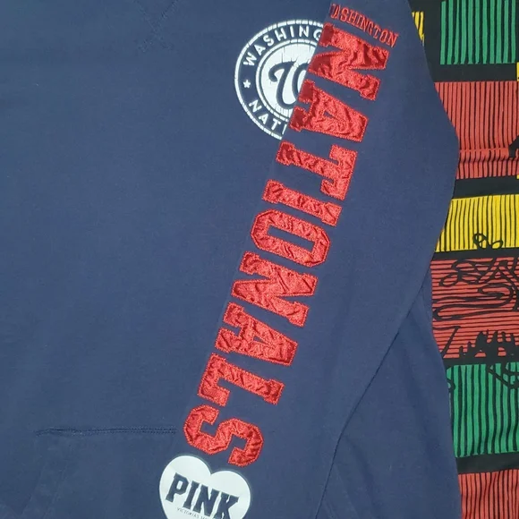 Pink by Victorias Secret Washington Nationals womens hoodie - Picture 3 of 10